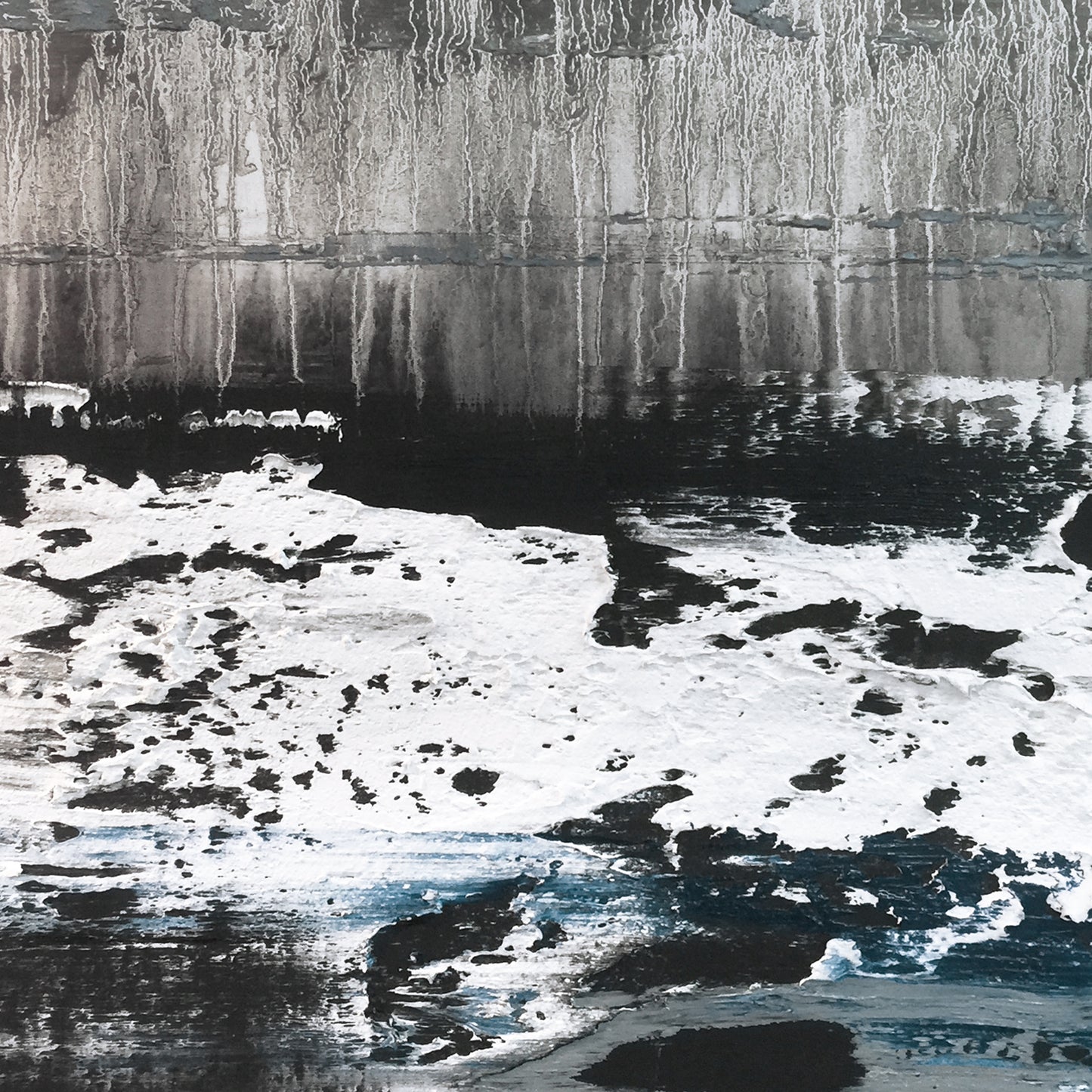 Modern abstract wall art, hand-painted oil painting