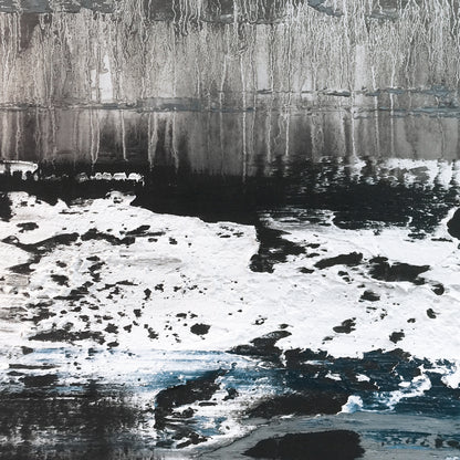 Modern abstract wall art, hand-painted oil painting