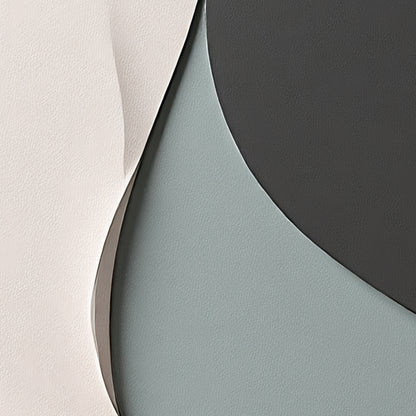 Beige, black, and dark greenWall Sculptures, 3D Wood Wall Art, Minimalist Wall Hanging Home Decor