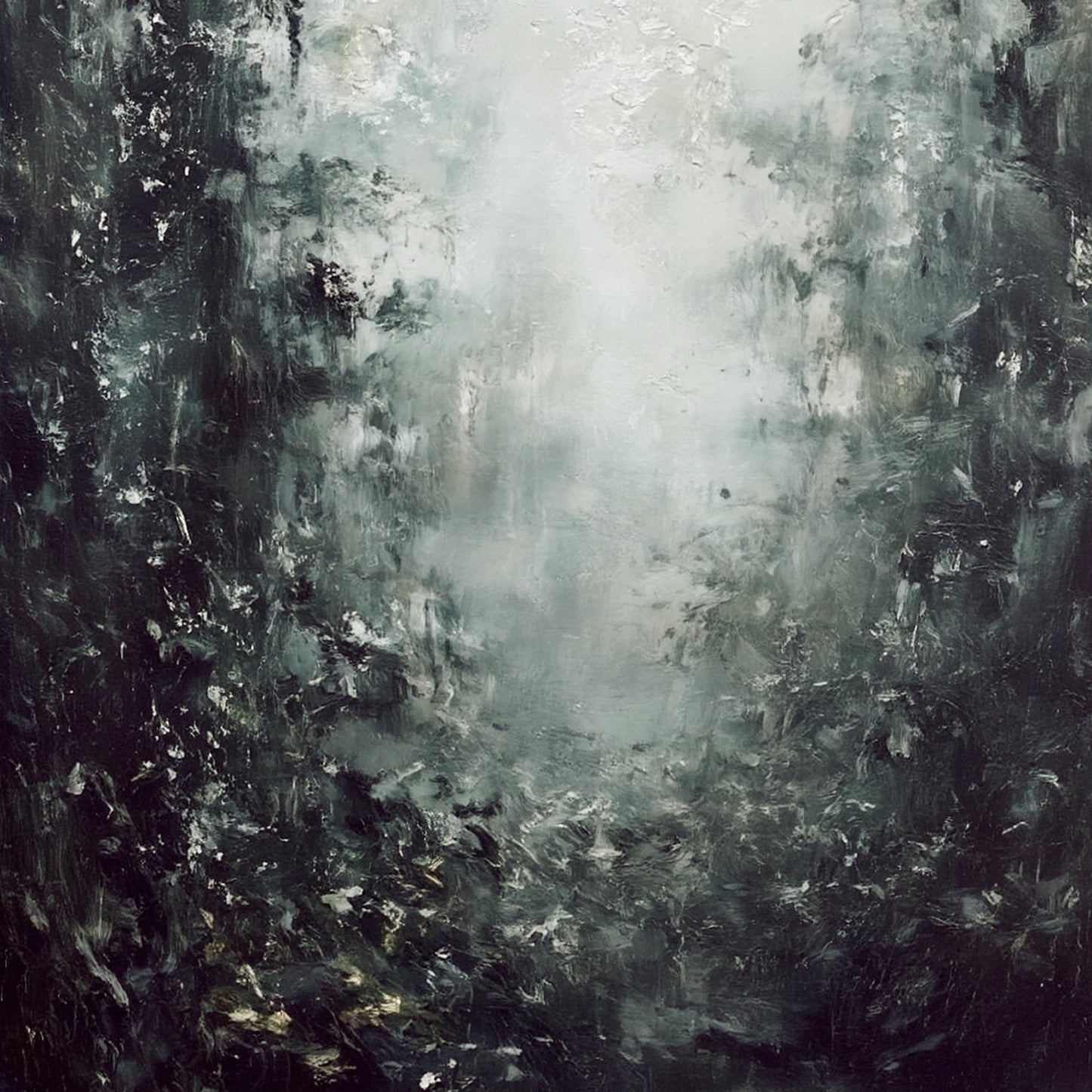 Modern abstract wall art, hand-painted oil painting
