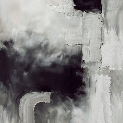 Modern abstract wall art, hand-painted oil painting