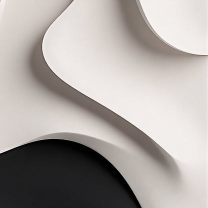 Beige and black Wall Sculptures, 3D Wood Wall Art, Minimalist Wall Hanging Home Decor