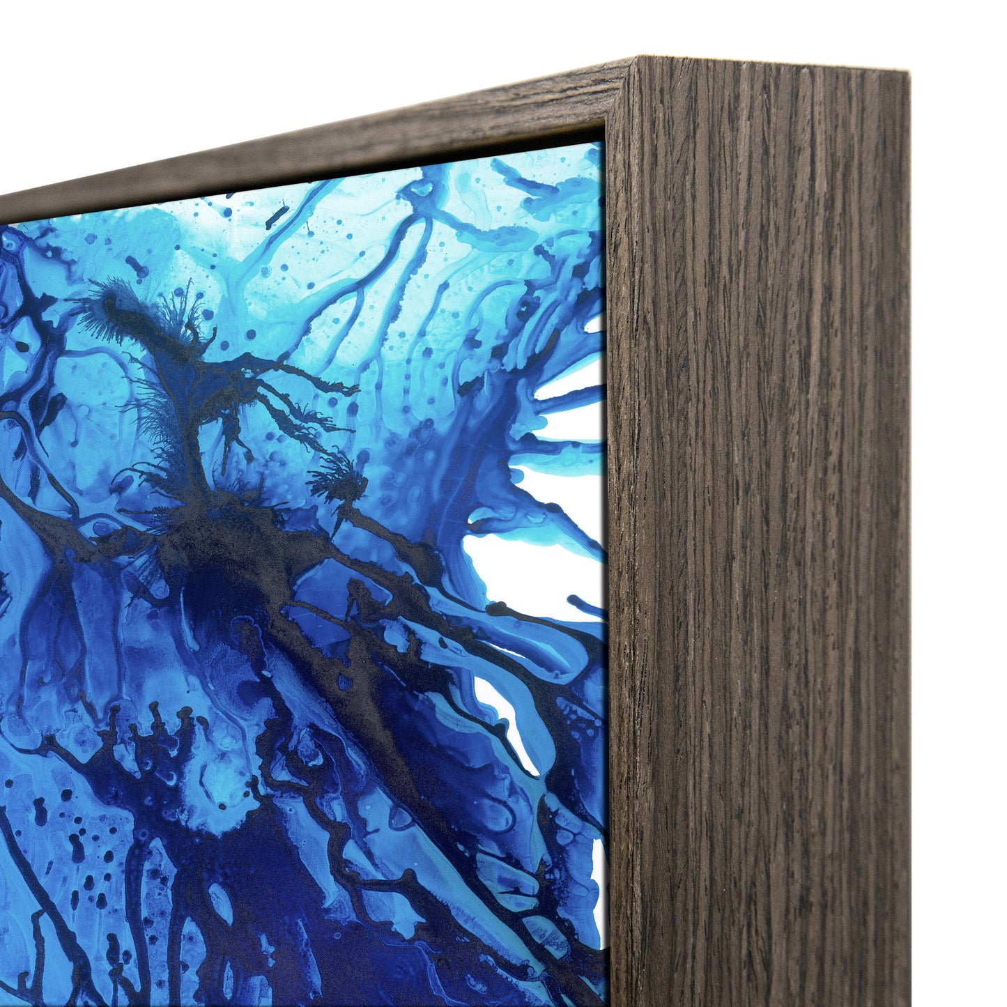 "Blue Rhythm" framed canvas prints