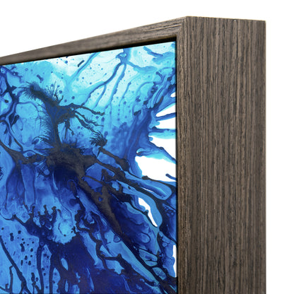 "Blue Rhythm" framed canvas prints