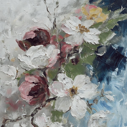 Modern abstract wall art, hand-painted oil painting