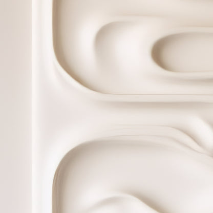 Beige Wall Sculptures, 3D Wood Wall Art, Minimalist Wall Hanging Home Décor