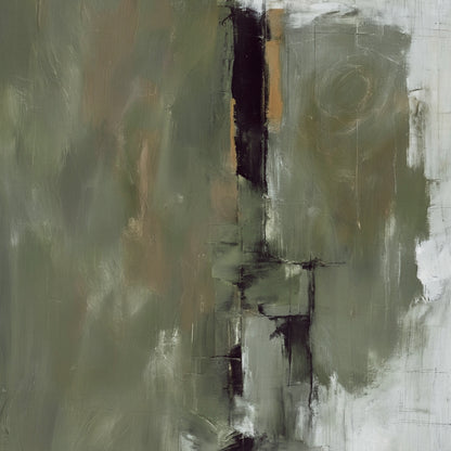 Modern abstract wall art, hand-painted oil painting