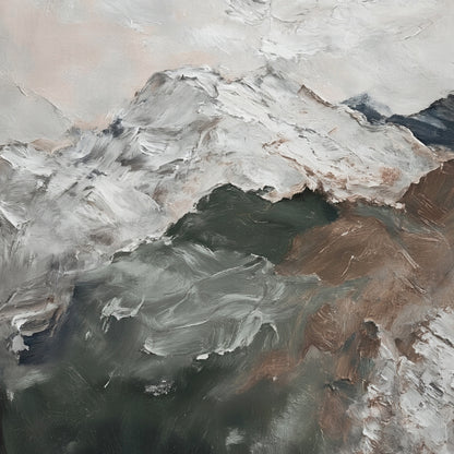 Modern abstract wall art, hand-painted oil painting