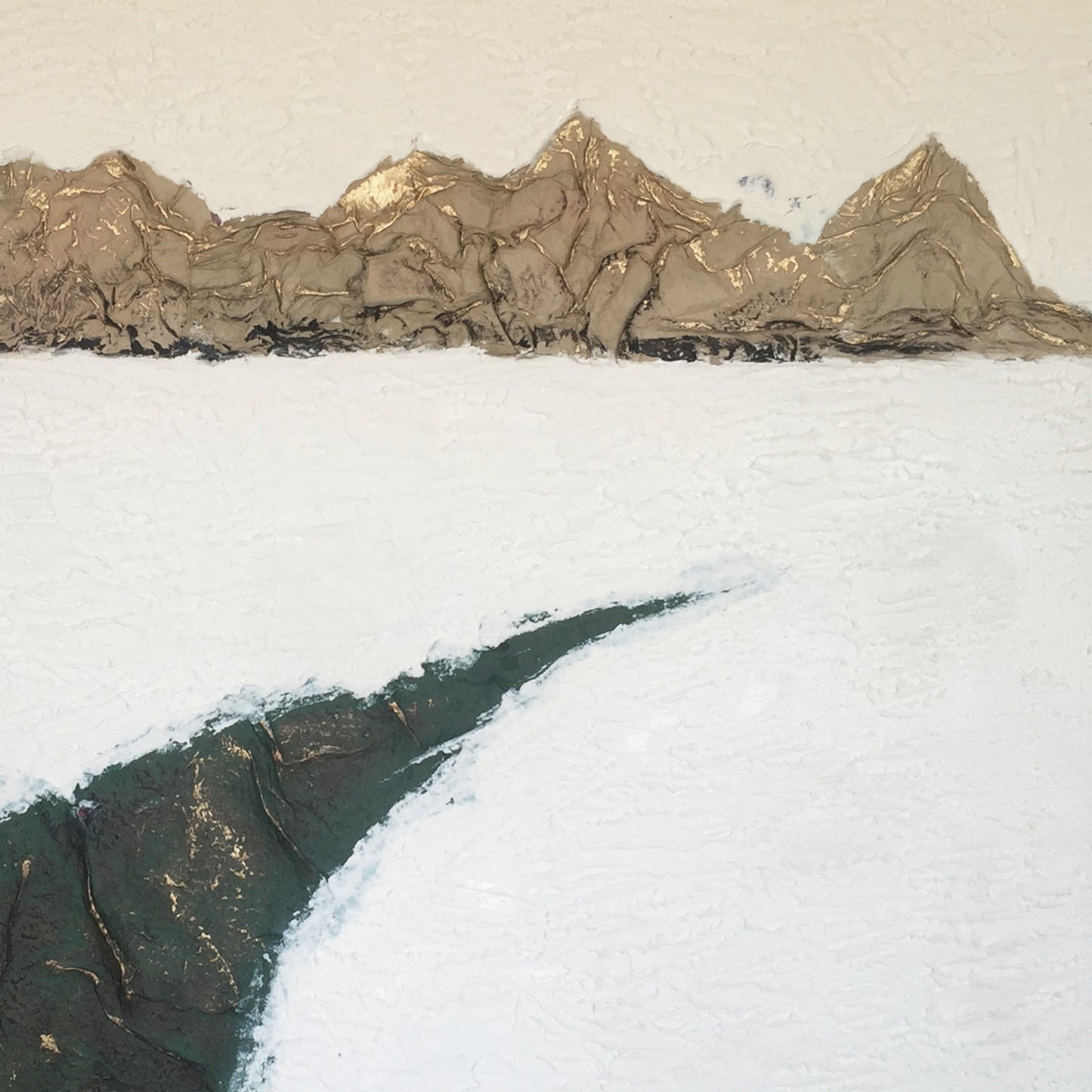 Modern abstract wall art, hand-painted oil painting