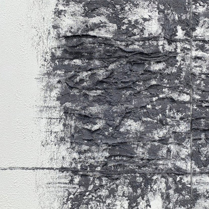 Banner modern abstract wall art, hand-painted oil painting
