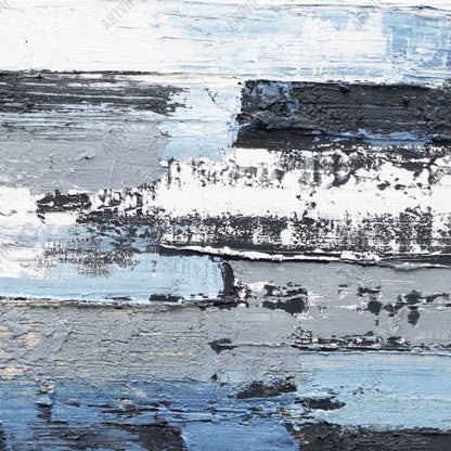 Modern abstract wall art, hand-painted oil painting