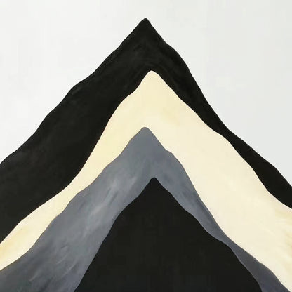 Modern minimalist wall art, hand-painted oil painting