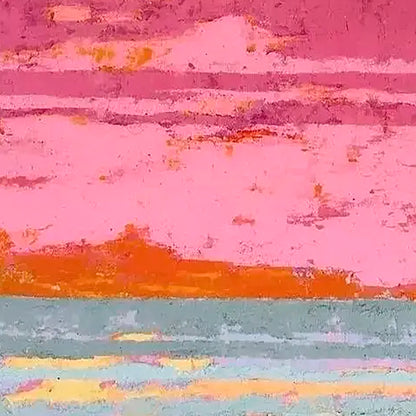 Modern abstract wall art, hand-painted oil painting