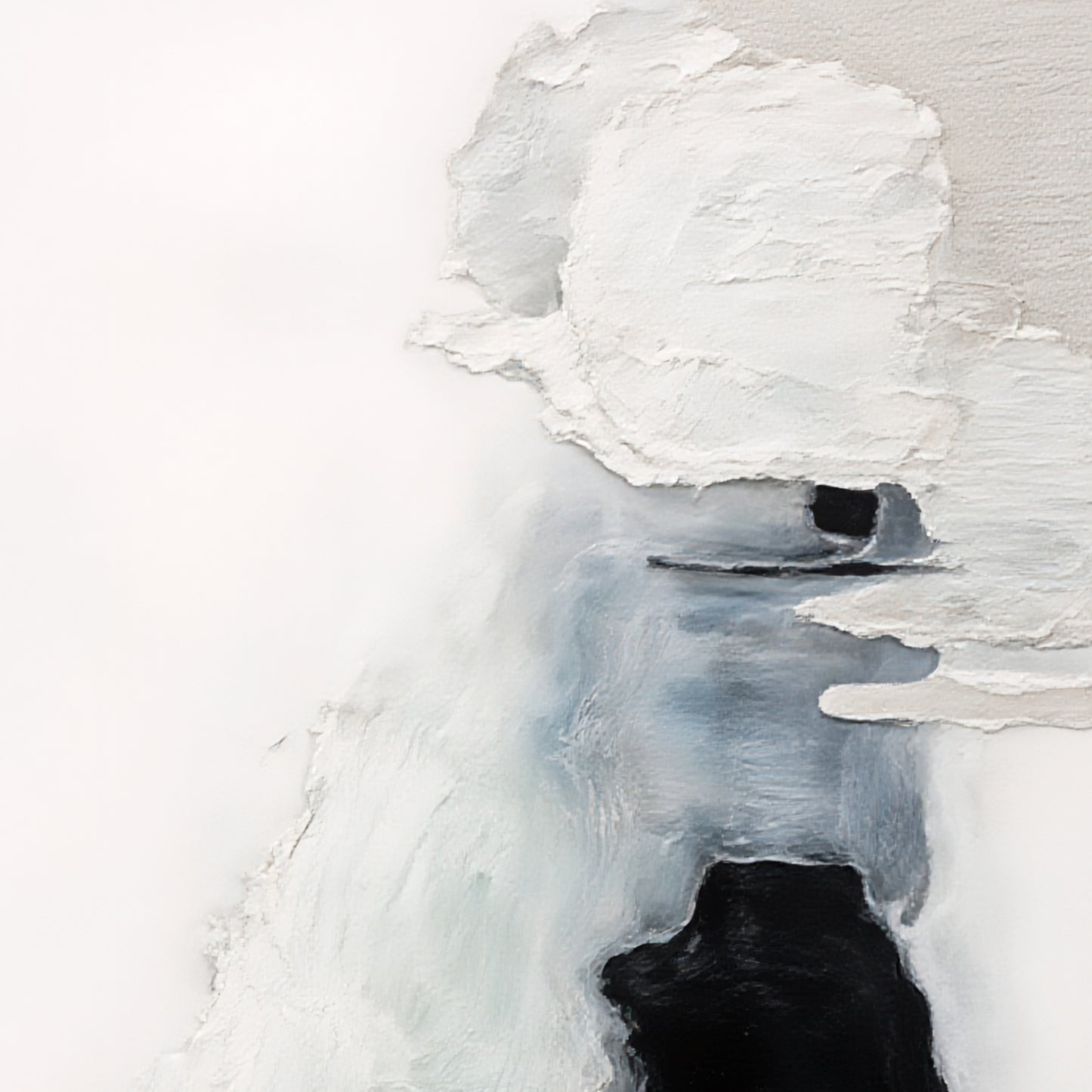 Modern abstract wall art, hand-painted oil painting