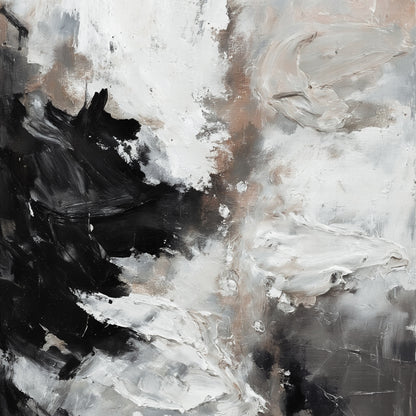 Modern abstract wall art, hand-painted oil painting