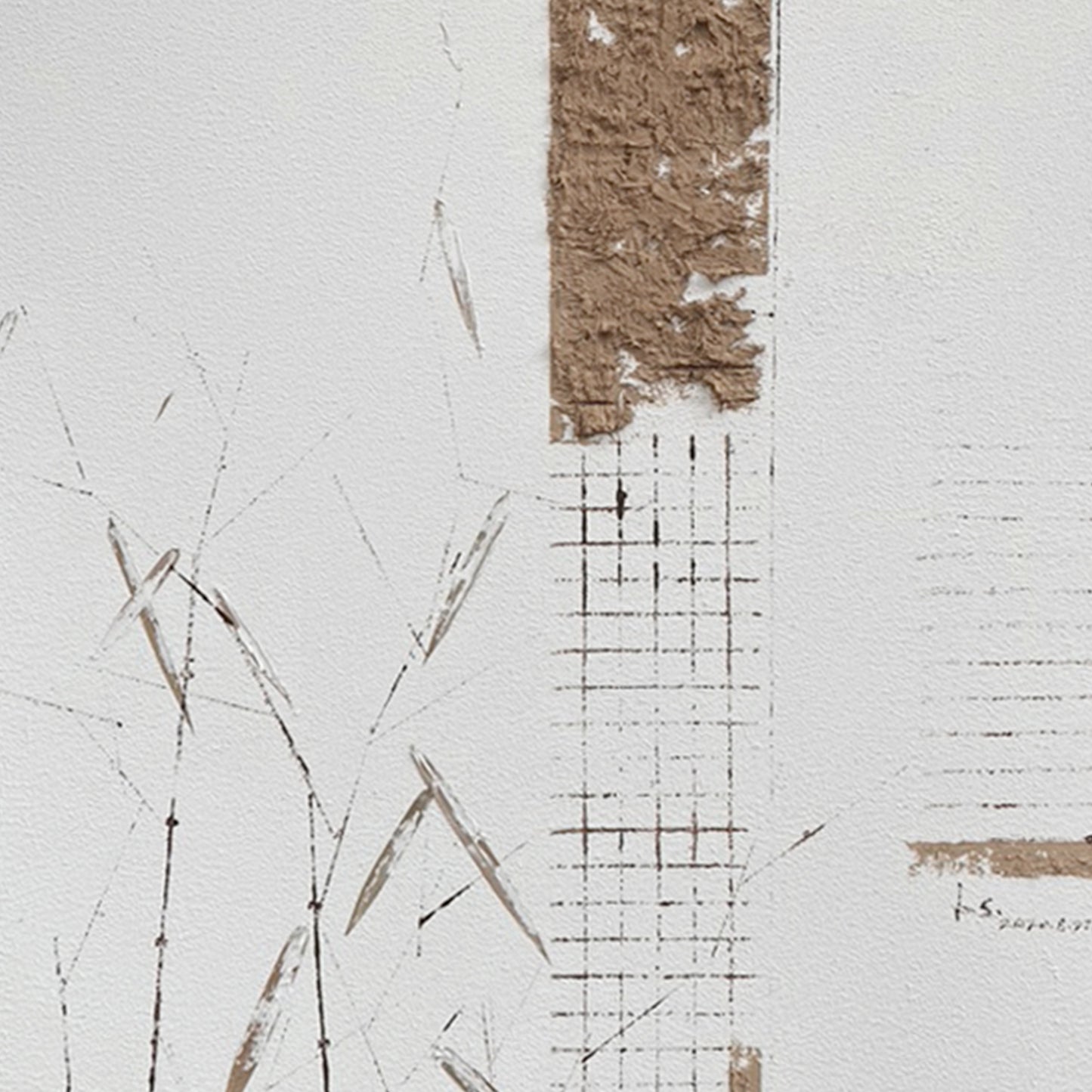 Modern abstract wall art, hand-painted oil painting