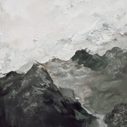 Modern abstract wall art, hand-painted oil painting