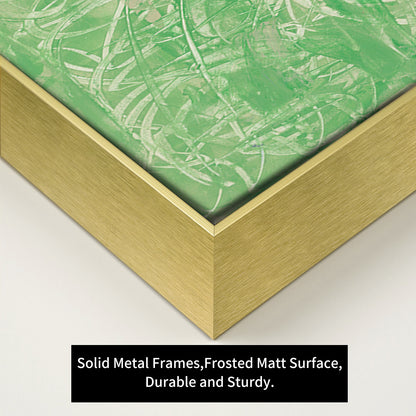 Metal Floating Picture Frame for Canvas Oil Painting, DIY Canvas Picture Frame, 1.5 Inch Depth for Canvas Prints Wall Art/Portrait/Landscape Living Room Bedroom Kitchen Decor (gold)