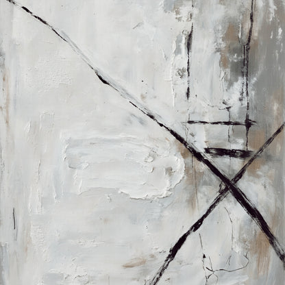 Modern abstract wall art, hand-painted oil painting