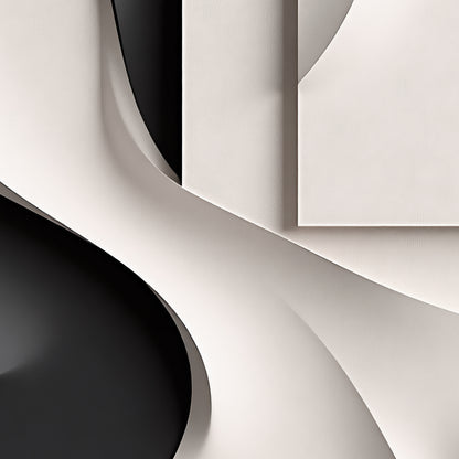 Beige and black Wall Sculptures, 3D Wood Wall Art, Minimalist Wall Hanging Home Decor
