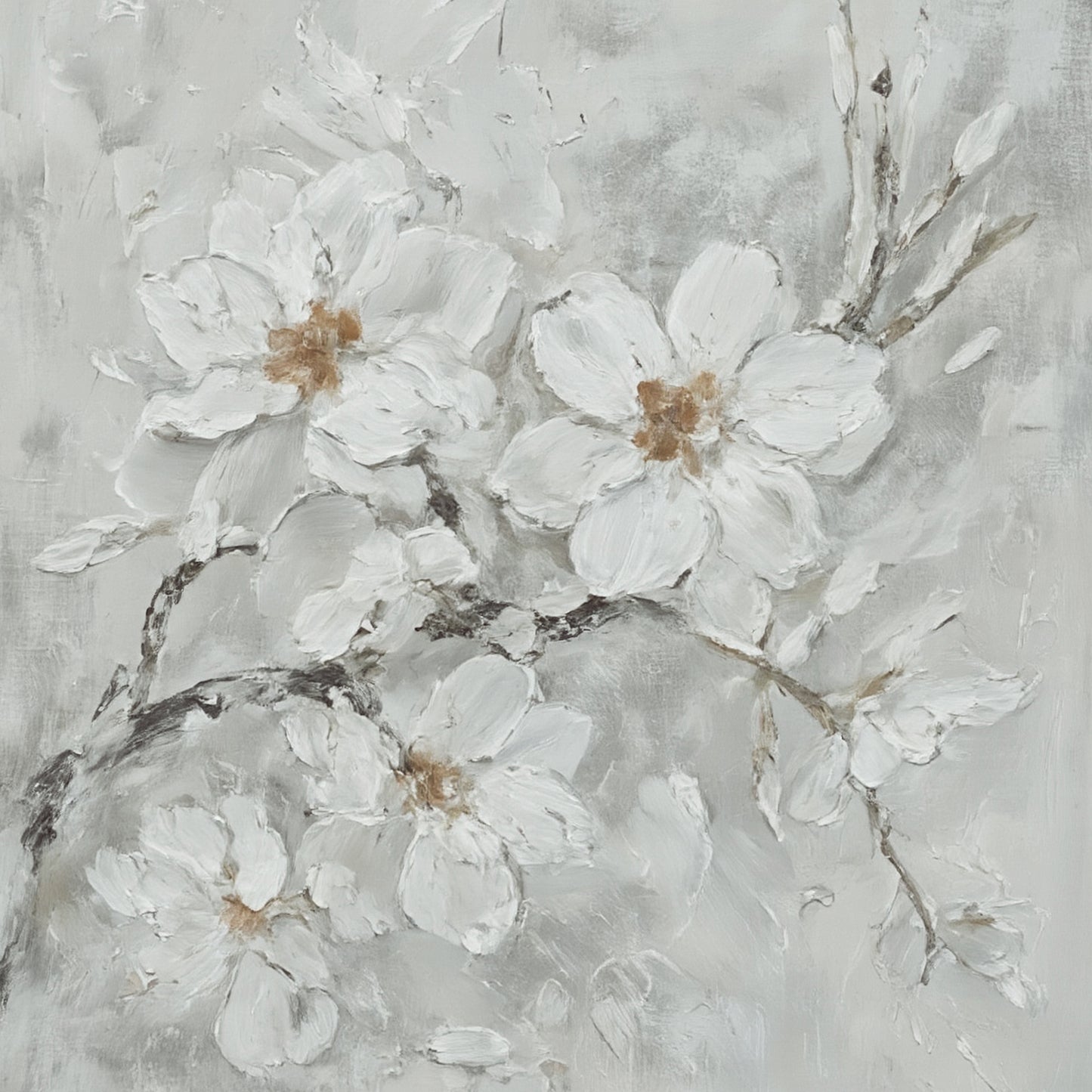 Modern abstract wall art, hand-painted oil painting