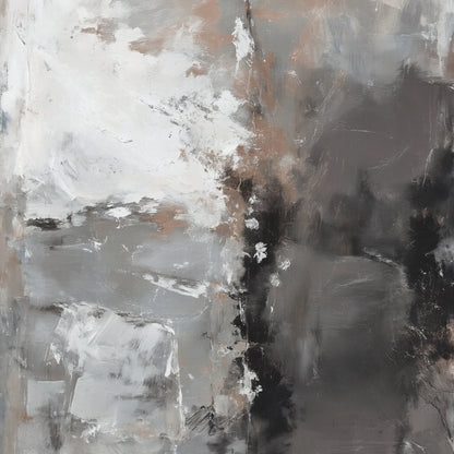 Modern abstract wall art, hand-painted oil painting