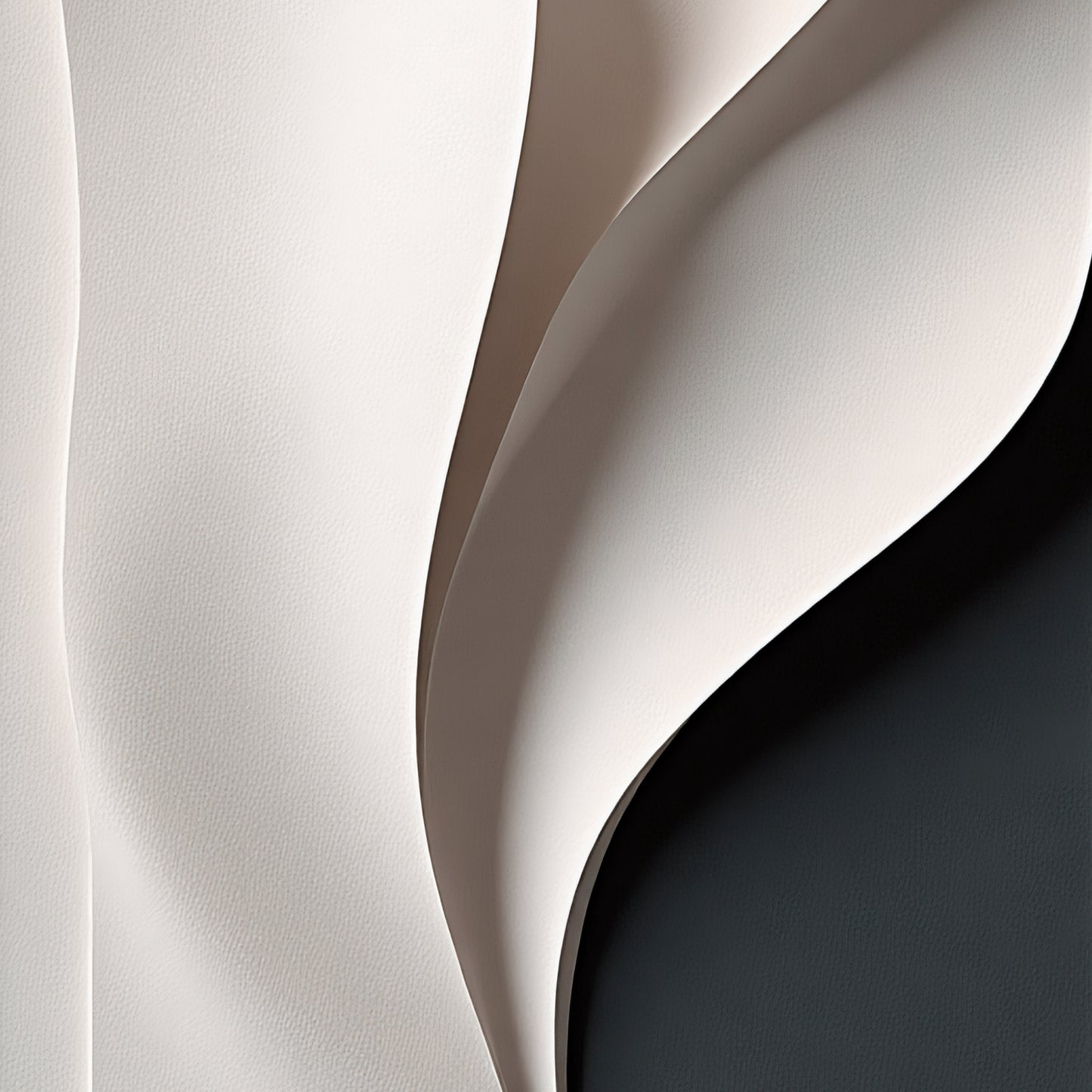Beige, black, and dark greenWall Sculptures, 3D Wood Wall Art, Minimalist Wall Hanging Home Decor
