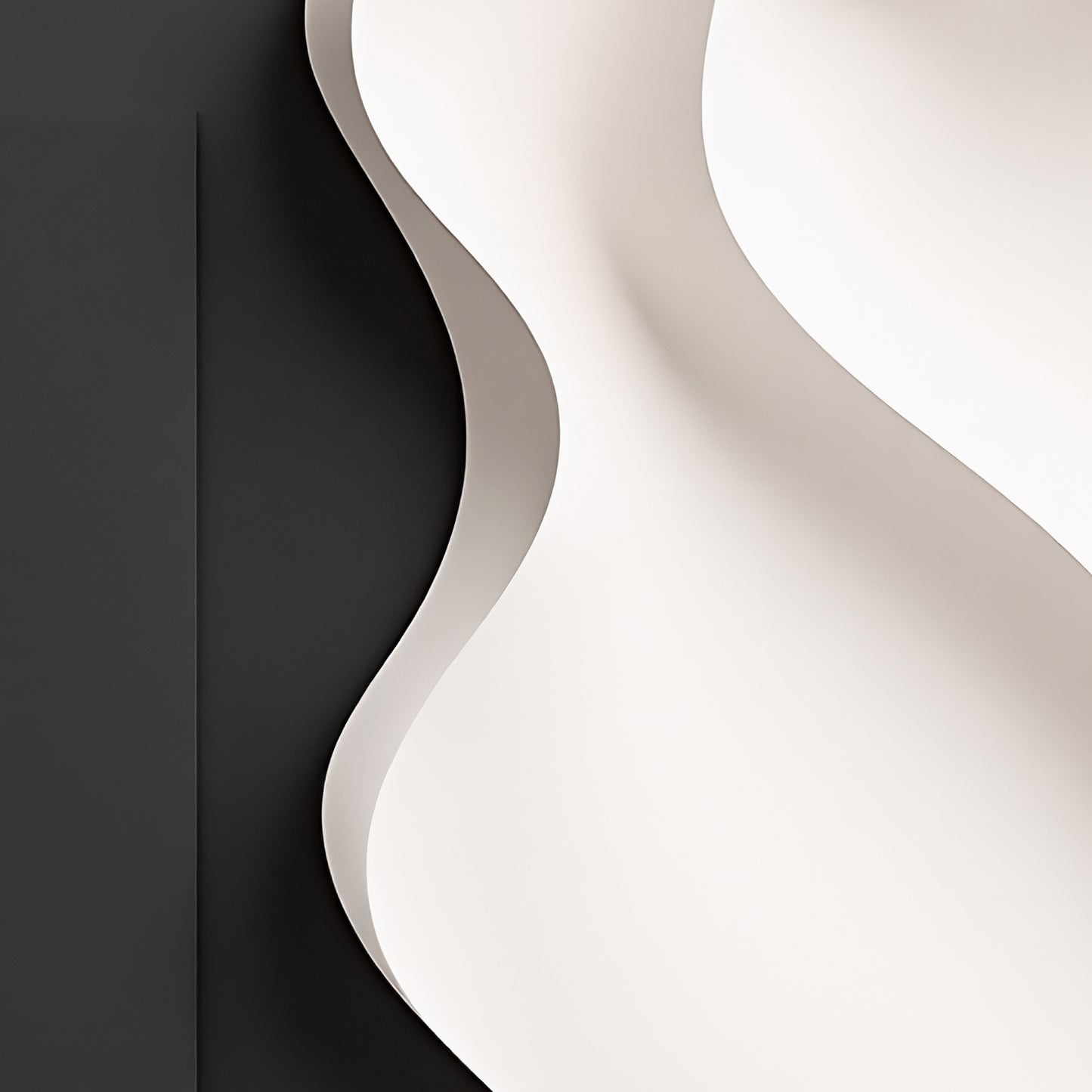 Beige and black Wall Sculptures, 3D Wood Wall Art, Minimalist Wall Hanging Home Decor