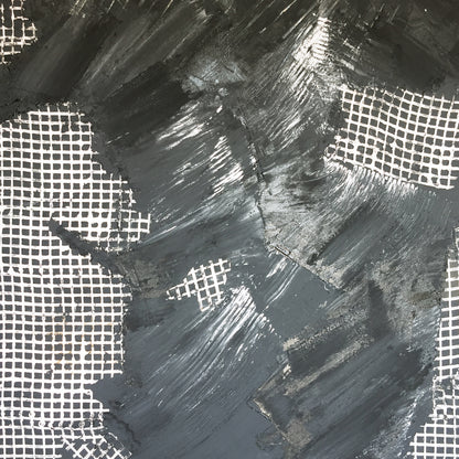 Modern abstract wall art, hand-painted oil painting