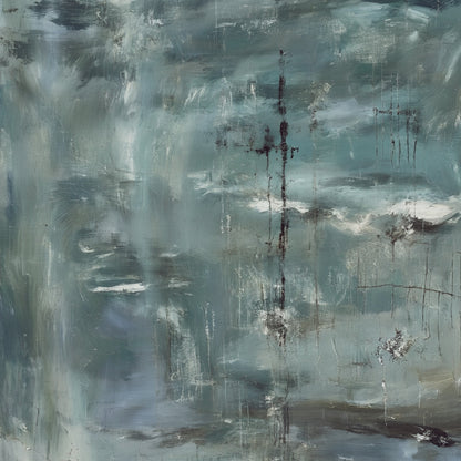 Modern abstract wall art, hand-painted oil painting