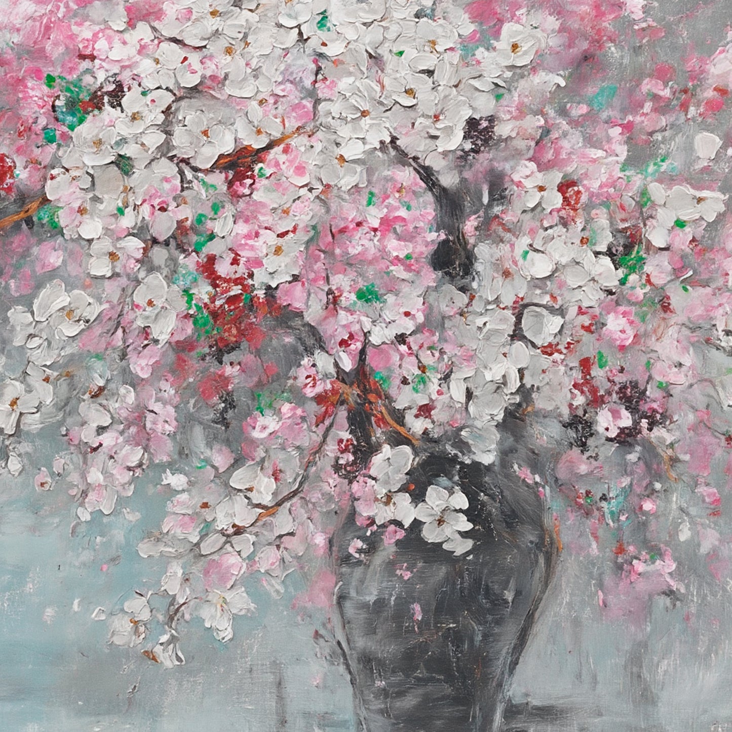 Modern abstract wall art, hand-painted oil painting