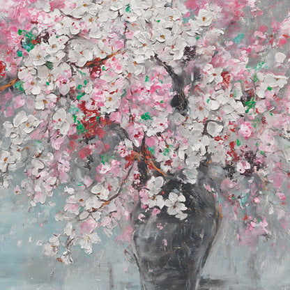 Modern abstract wall art, hand-painted oil painting