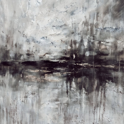 Modern abstract wall art, hand-painted oil painting