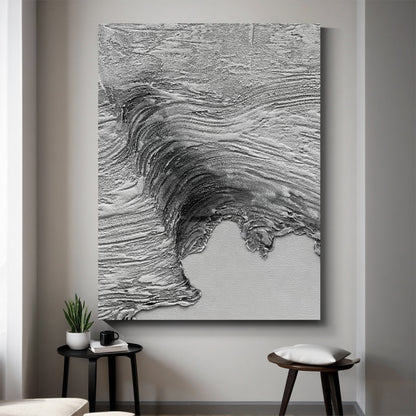 Modern abstract wall art, hand-painted oil painting