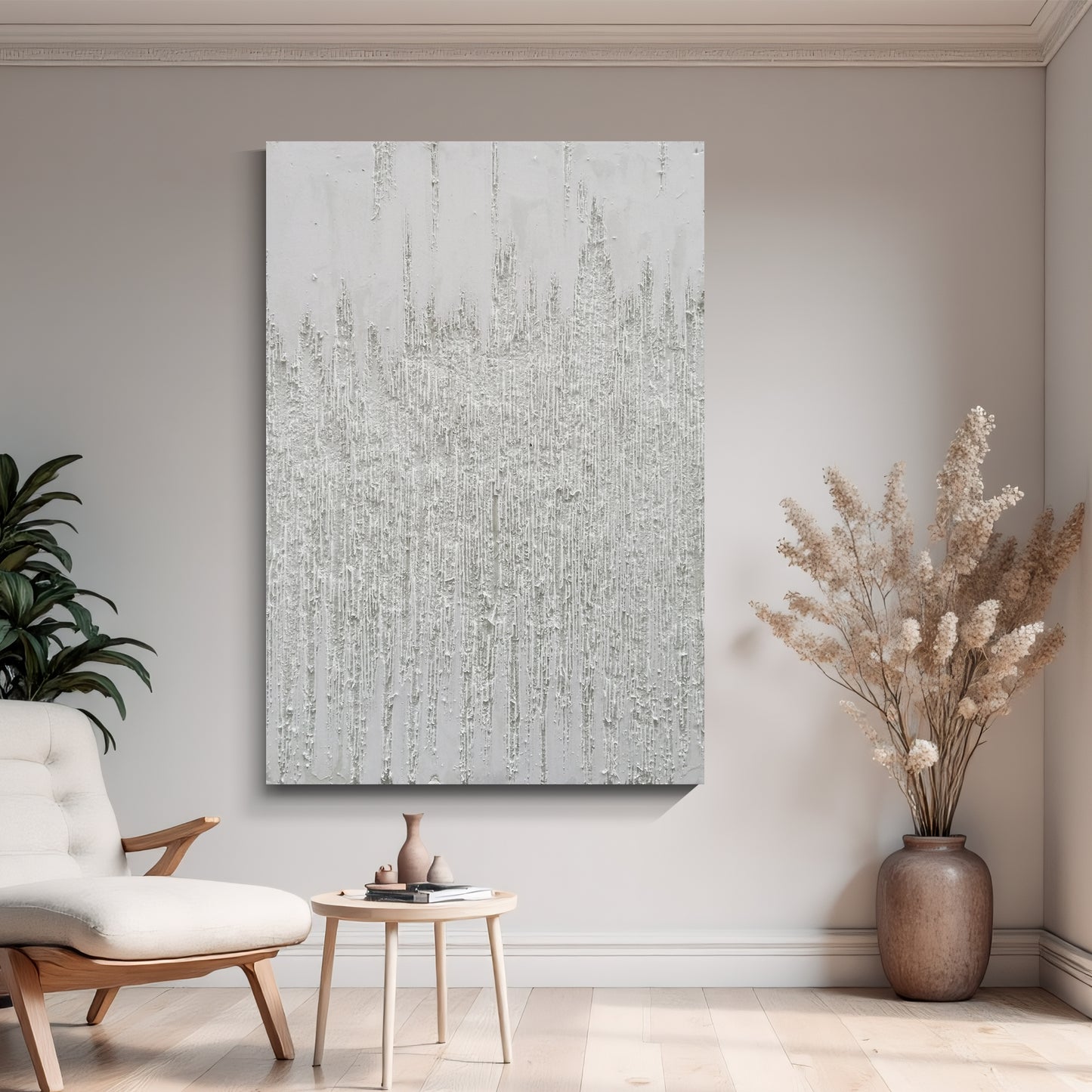 Modern abstract wall art, hand-painted oil painting