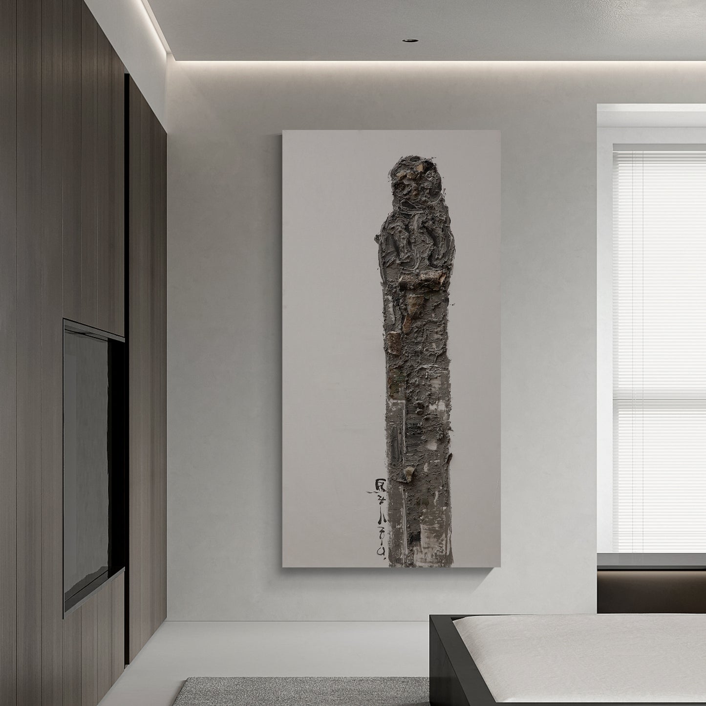Modern abstract wall art, hand-painted oil painting