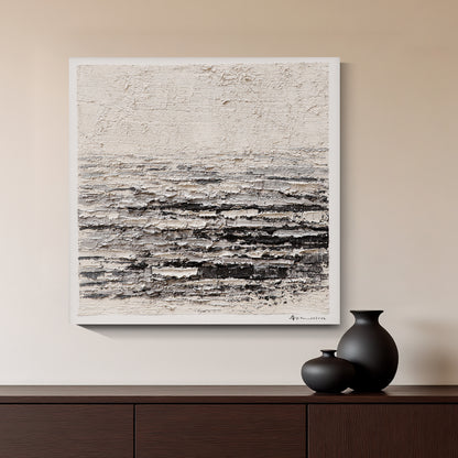 Modern abstract wall art, hand-painted oil painting