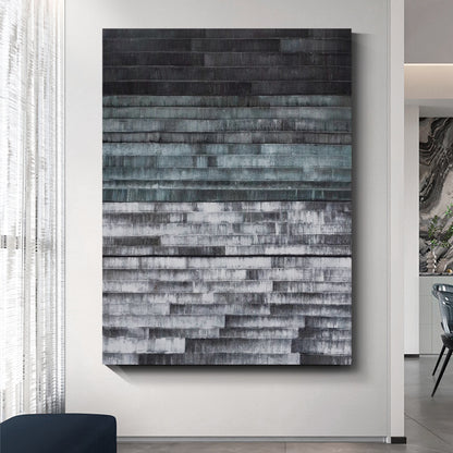 Modern abstract wall art, hand-painted oil painting