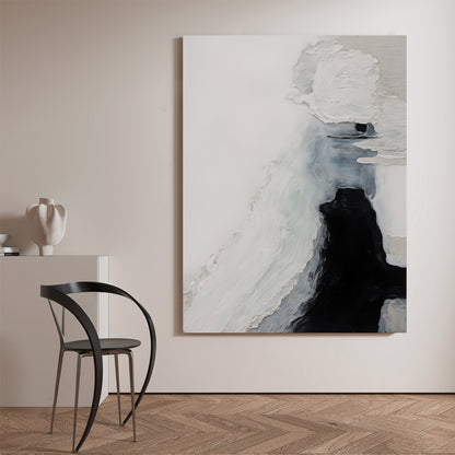 Modern abstract wall art, hand-painted oil painting