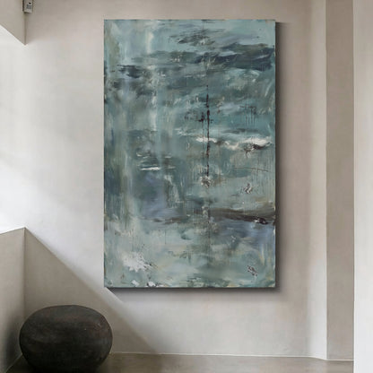 Modern abstract wall art, hand-painted oil painting