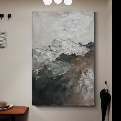 Modern abstract wall art, hand-painted oil painting