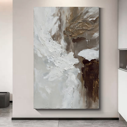 Modern abstract wall art, hand-painted oil painting