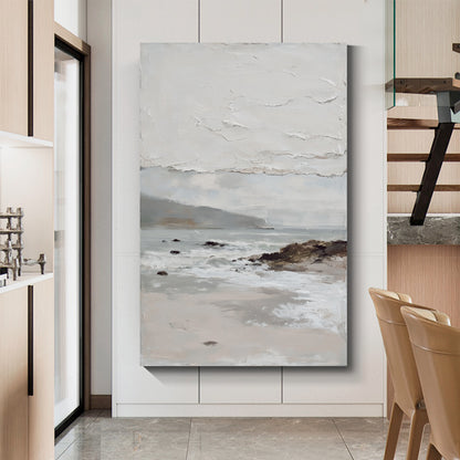 Modern abstract wall art, hand-painted oil painting