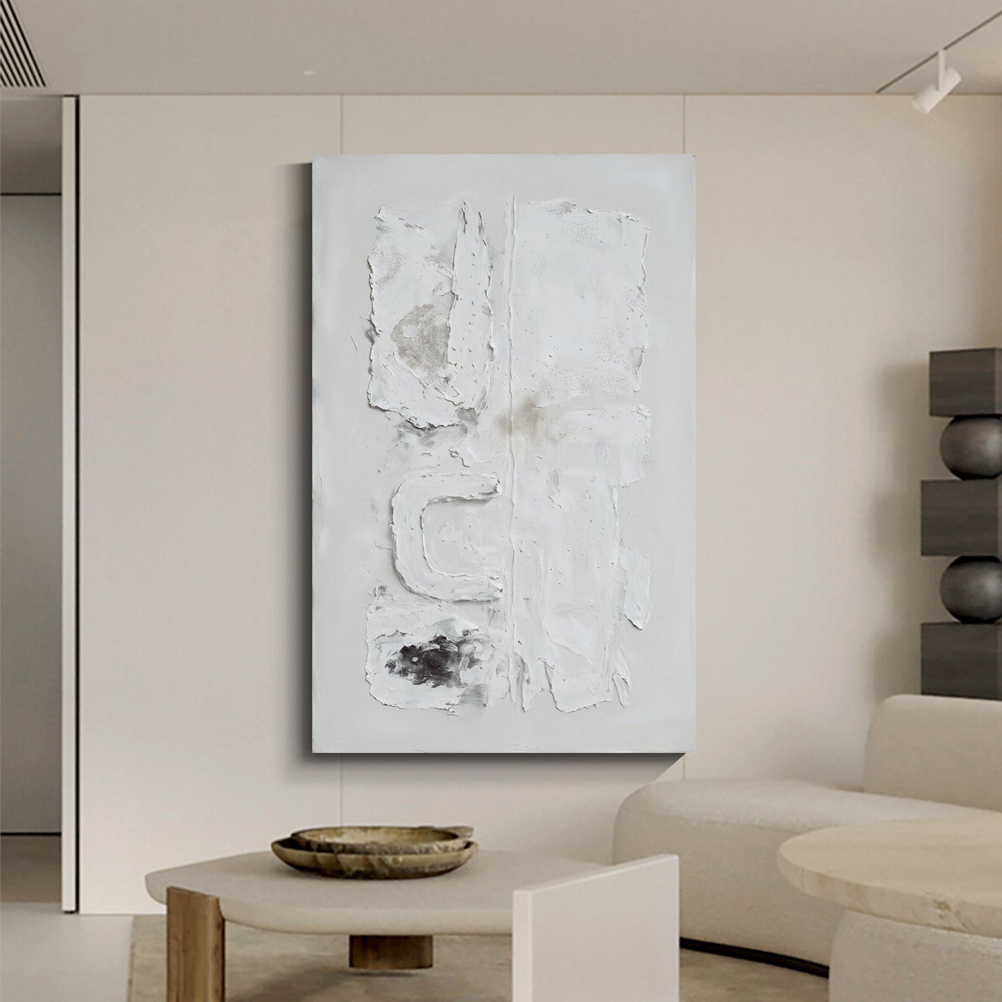 Modern abstract wall art, hand-painted oil painting