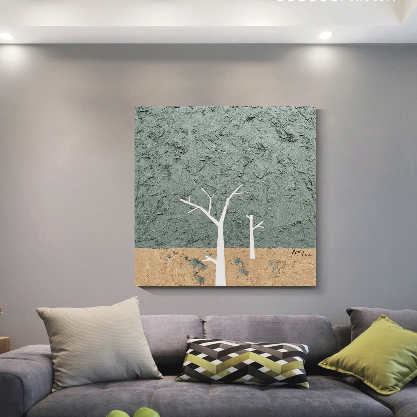 Original designer customizes hand drawn oil painting