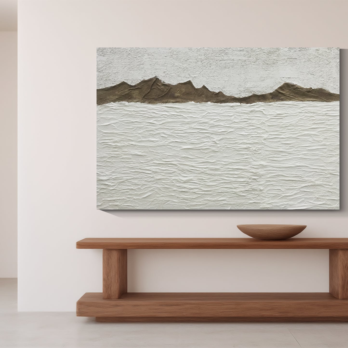 Modern minimalist texture hand-painted oil painting