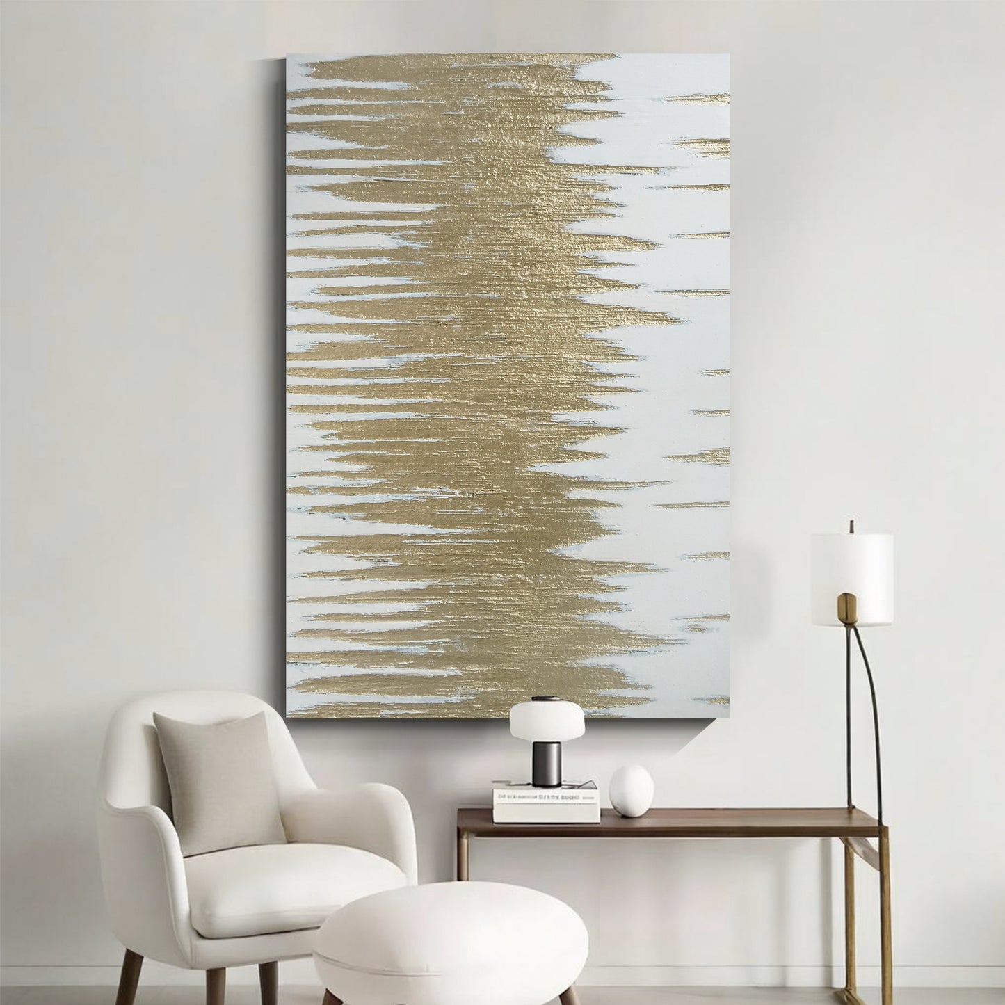 Modern abstract wall art, hand-painted oil painting