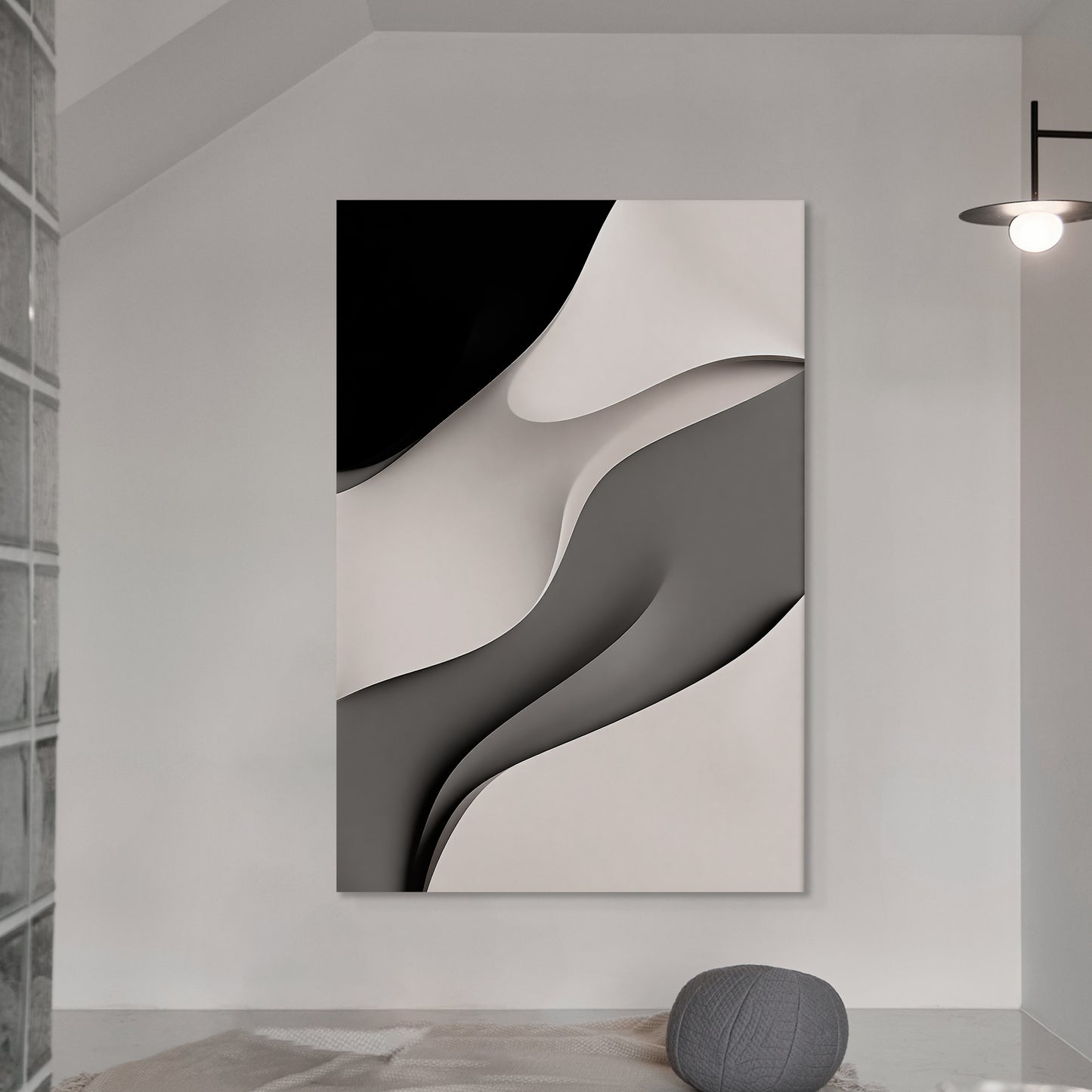 Wall Sculptures, 3D Wood Wall Art, Minimalist Wall Hanging Home Decor