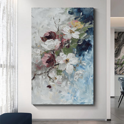 Modern abstract wall art, hand-painted oil painting