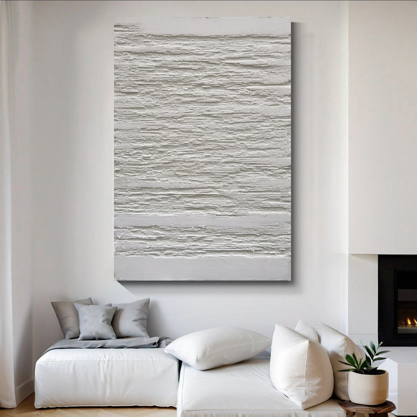 Modern abstract wall art, hand-painted oil painting